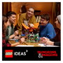 LEGO Ideas Dungeons & Dragons: La Aventura del Dragón Rojo 21348 Juego de Construcción 3745 Piezas para Mayores de 18 Años