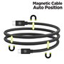 muvit for change cable magnético Tipo C a Tipo C 3A 60W 1m negro