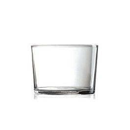 DKRISTAL Vaso Sella, 25 cl / 55 mm de altura, Cristal con Borde Fino (Set de 12)