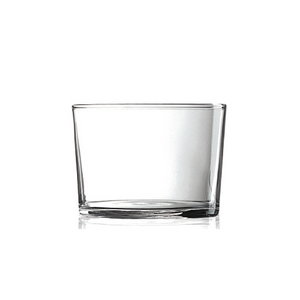 DKRISTAL Vaso Sella, 25 cl / 55 mm de altura, Cristal con Borde Fino (Set de 12)