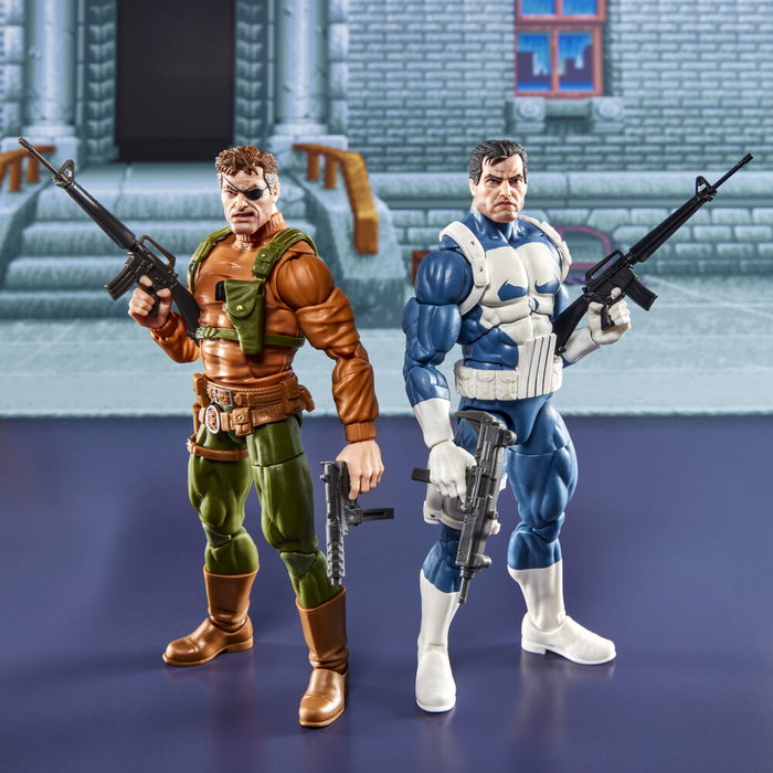Hasbro Figura Punisher & Nick Fury Marvel Legends Series Gamerverse 15cm Articulada con Accesorios