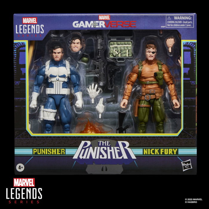 Hasbro Figura Punisher & Nick Fury Marvel Legends Series Gamerverse 15cm Articulada con Accesorios