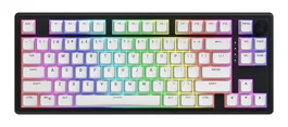 Hator Skyfall 80 Wireless Teclado Mecánico Inalámbrico Blanco-Negro Layout Polaco