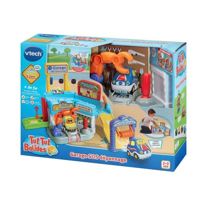 Vtech VTE3417765832055 Tut Tut Bolides Reparación Garaje SOS (incluye coche a reparar) Vtech VTE3417765832055 Tut Tut Bolides Reparación Garaje SOS (incluye coche a reparar)