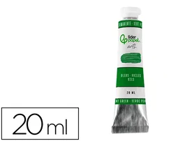 Liderpapel Pintura al Óleo Verde Permanente Tubo 20 ml