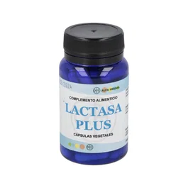 ALFA HERBAL Lactasa Plus 60 Cápsulas - Ayuda a la digestión de la lactosa y reduce la hinchazón