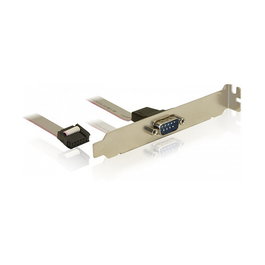 DeLOCK 89108 Slotblech Seriell 1xPort, Interfaz De Serie, Cable de 0.27 m