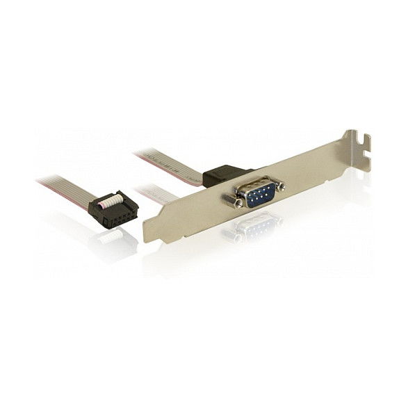 DeLOCK 89108 Slotblech Seriell 1xPort, Interfaz De Serie, Cable de 0.27 m DeLOCK 89108 Slotblech Seriell 1xPort, Interfaz De Serie, Cable de 0.27 m