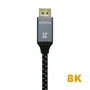 Aisens Cable DisplayPort 1.4 8K a 60Hz 2m Gris/Negro