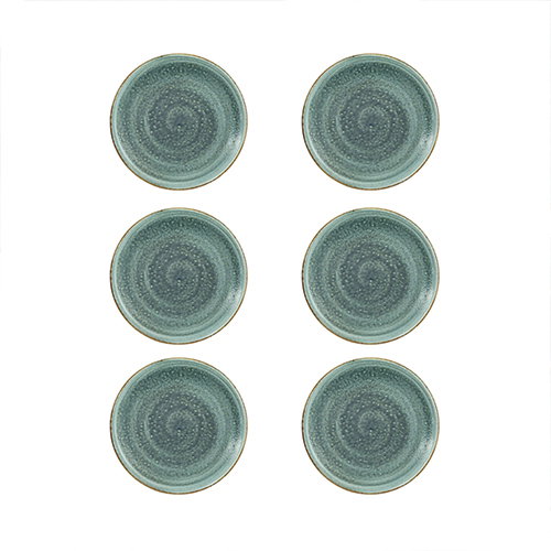 Summa Moon Turquoise Plato Llano Coupe de 25.5 cm (Set de 6) inevitable