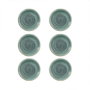 Summa Moon Turquoise Plato Llano Coupe de 25.5 cm (Set de 6) inevitable