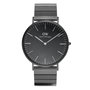 Daniel Wellington DW00100778 con caja Rose Gold y correa negra