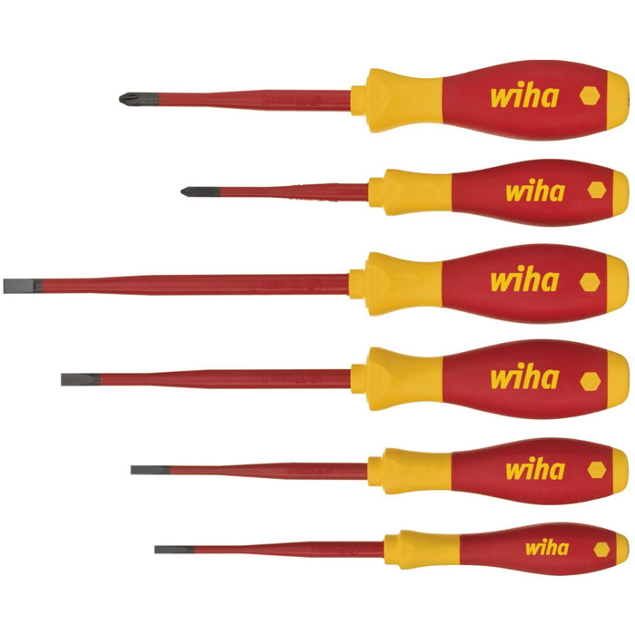 Wiha 3201K6 SoftFinish electric slimFix Juego de Destornilladores Wiha 3201K6 SoftFinish electric slimFix Juego de Destornilladores