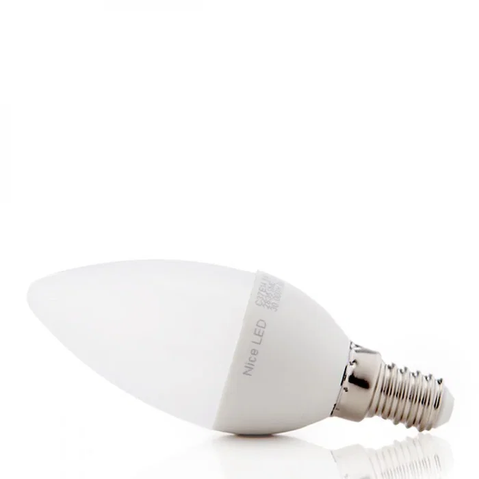 Bombilla LED Vela E14 5W 500Lm 6000K 40.000H Luz Fría [HO-C37-E14-5W-RC-CW]