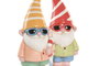 DKD Home Decor Figura de Cerámica Gnomo Multicolor