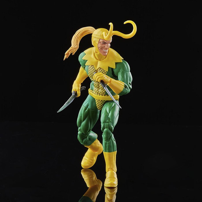 Hasbro Marvel Legends Figura de Loki Clásico PVC 15cm Articulada con Accesorios Coleccionable