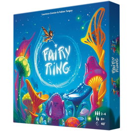 Juegos Fairy Ring Juego de Mesa Estratégico Familiar de Aldeas de Setas y Hadas, en Español, para 2 a 4 Jugadores, a Partir de 8 Años, Referencia FAIES01