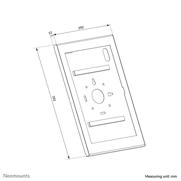 Neomounts WL15-603BL1 Carcasa de Seguridad para Tabletas 14.6 Pulgadas Negro