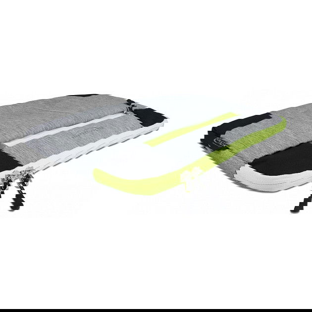 DeLOCK Bolso o Funda para Portátil y Tableta hasta 13.3 Pulgadas (33.8 cm) - Resistente al Agua, Poliéster, Negro/Gris/Amarillo, Unisex