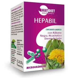 WAYDIET NATURAL PRODUCTS PHYTOCOMPLEX HEPABIL 45 Cápsulas WAYDIET NATURAL PRODUCTS PHYTOCOMPLEX HEPABIL 45 Cápsulas