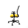 PIQUERAS Y CRESPO Silla de oficina Haches Amarillo y Blanco