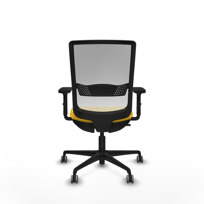PIQUERAS Y CRESPO Silla de oficina Haches Amarillo y Blanco PIQUERAS Y CRESPO Silla de oficina Haches Amarillo y Blanco