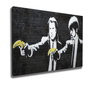 Wallity WY65 Lienzo Decorativo Enmarcado Banksy 50 x 70 cm
