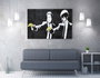 Wallity WY65 Lienzo Decorativo Enmarcado Banksy 50 x 70 cm