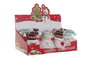 DKD Home Decor Set de 3 Peluches de Papá Noel Multicolor