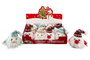 DKD Home Decor Set de 3 Peluches de Papá Noel Multicolor