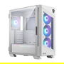 MSI MPG VELOX 100R Midi Torre Blanco ATX, 3 Ventiladores ARGB 120 mm, Panel Lateral Cristal Templado para Juegos