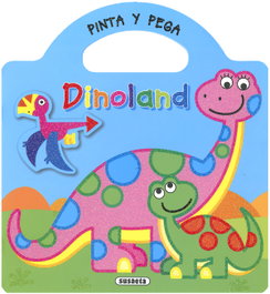 SUSAETA EDICIONES Pinta y pega - Dinoland 1