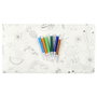 Party Time Mantel para Colorear con 5 Rotuladores, Unicornio, Llama, 120x180cm