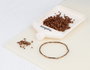 Innspiro Rocalla de Vidrio Cilindro Mini Iridiscente Bronce 2x2mm 100g
