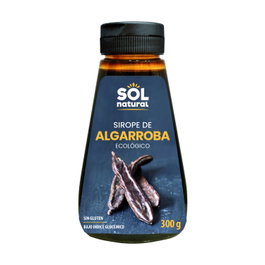 Sol Natural Sirope de Algarroba Bio 300g - Endulzante Natural Ecológico