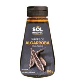 SOLNATURAL Sirope de Algarroba Bio 300g - 100% Natural, Sin Gluten, Bajo Índice Glucémico