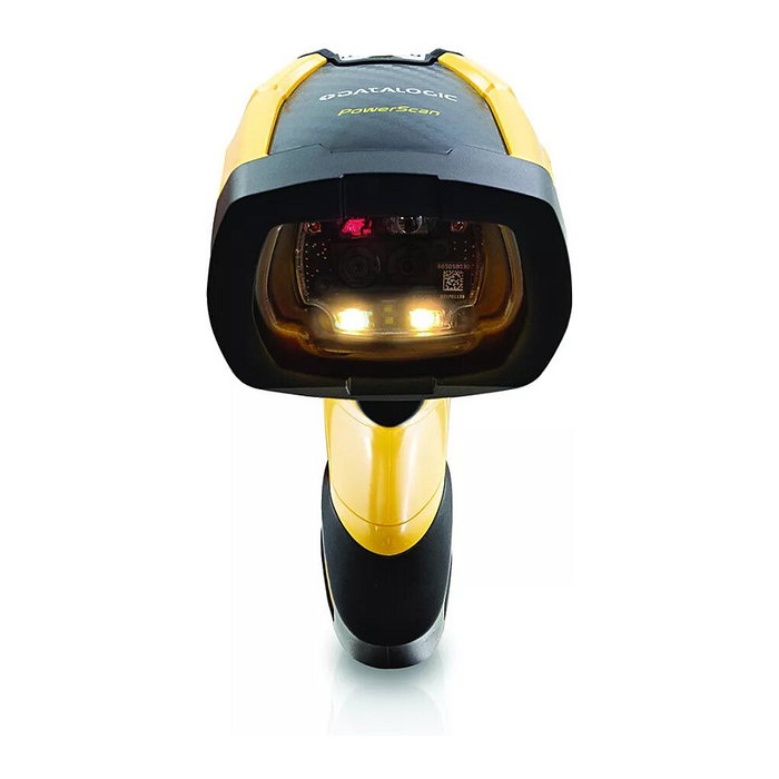 Datalogic PM9600-HP433RBK10 Lector de códigos de barras portátil 1D/2D Láser Negro, Amarillo