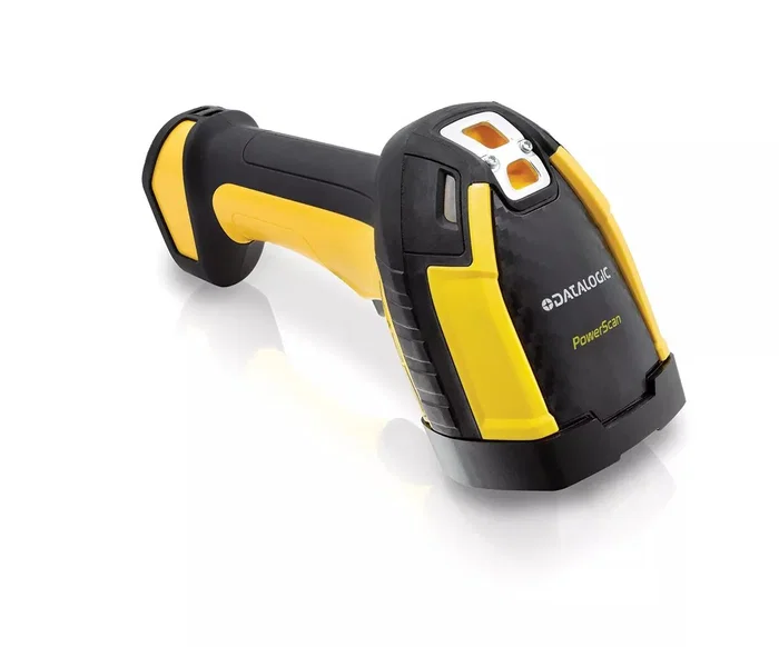 Datalogic PM9600-HP433RBK10 Lector de códigos de barras portátil 1D/2D Láser Negro, Amarillo