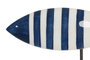 DKD Home Decor Decoración Pez Azul Mango y Metal