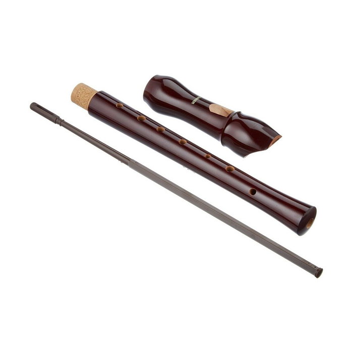Hohner Flauta dulce de madera de peral 9555 de dos piezas