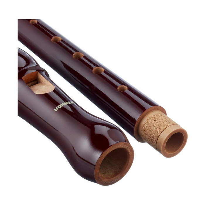 Hohner Flauta dulce de madera de peral 9555 de dos piezas