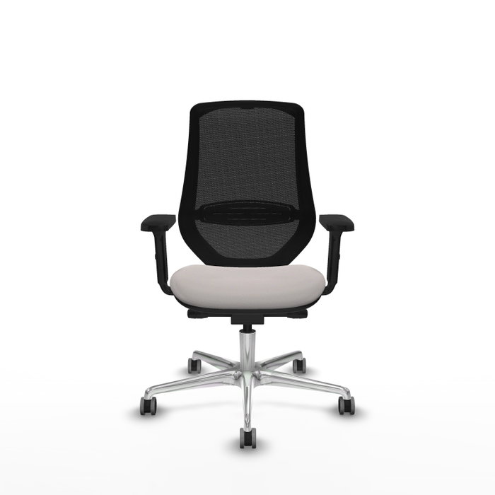 PIQUERAS Y CRESPO Silla de oficina Mardos con mecanismo Sincro/Traslack, Blanco y Negro PIQUERAS Y CRESPO Silla de oficina Mardos con mecanismo Sincro/Traslack, Blanco y Negro