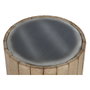 DKD Home Decor Mesita Auxiliar Abeto y MDF Natural
