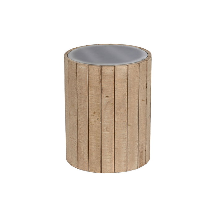 DKD Home Decor Mesita Auxiliar Abeto y MDF Natural DKD Home Decor Mesita Auxiliar Abeto y MDF Natural