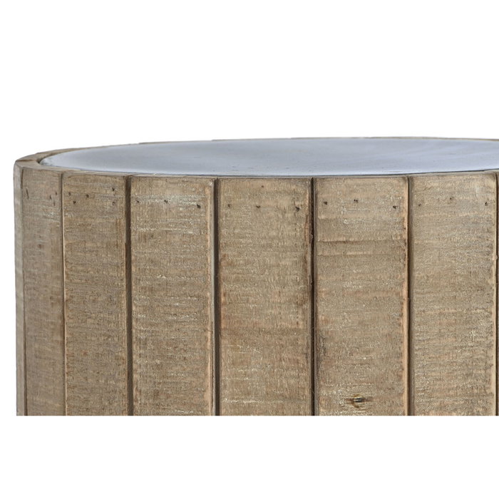 DKD Home Decor Mesita Auxiliar Abeto y MDF Natural DKD Home Decor Mesita Auxiliar Abeto y MDF Natural