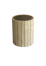 DKD Home Decor Mesita Auxiliar Alpino Natural 36 x 45 x 36 cm Doble Cara