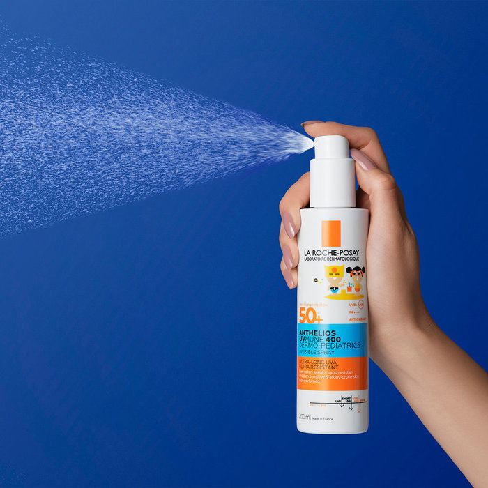 La Roche-Posay Anthelios Dermo-Pediatrics UV-Mune 400 Spray Invisible Protector Solar SPF50+ Niños 200 ml