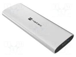 NATEC RHINO M.2 NVME LITE Caja externa para SSD Plata