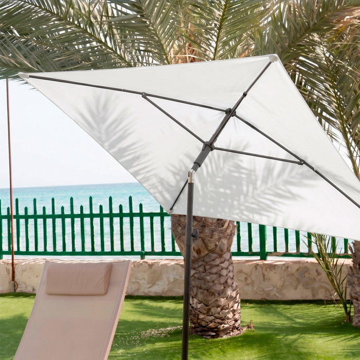 AKTIVE Sombrilla 180x120cm con Protección UV30+ Crema AKTIVE Sombrilla 180x120cm con Protección UV30+ Crema