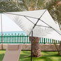 AKTIVE Sombrilla 180x120cm con Protección UV30+ Crema